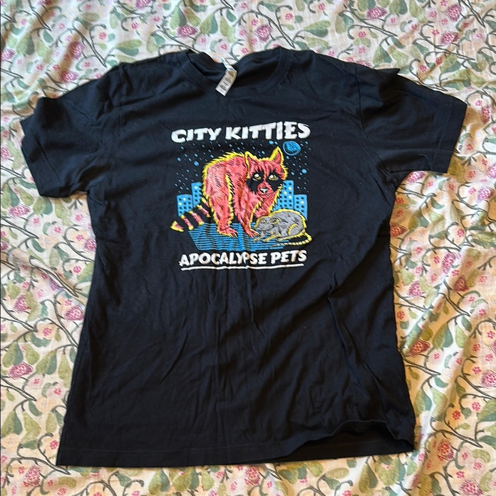 City Kitties Black T-Shirt